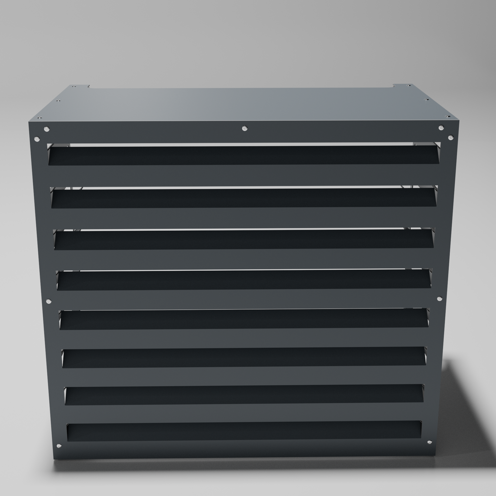 Cache climatiseur extérieur Ajouré Anthracite