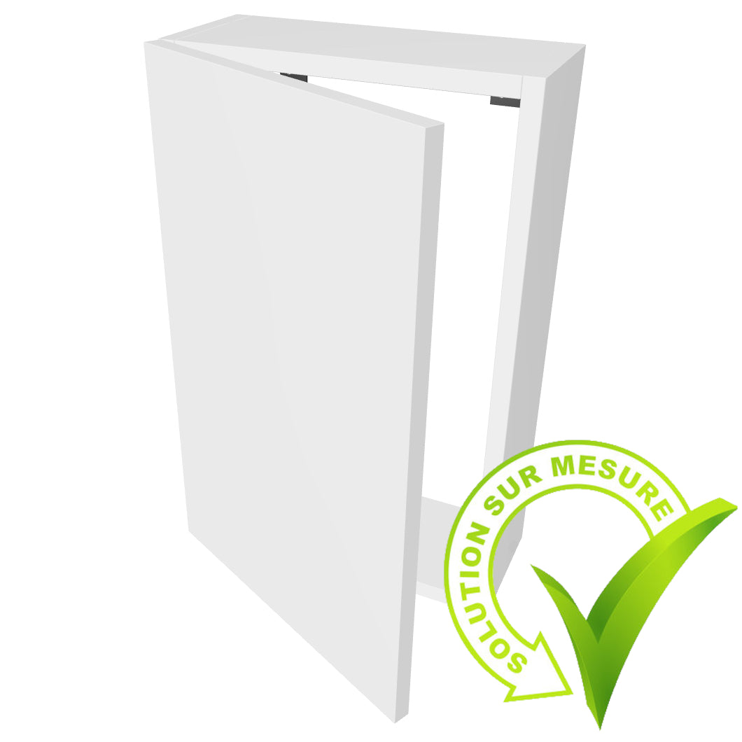 Cache tableau électrique blanc "SUR MESURE"